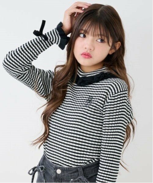 by LOVEiT / バイ ラビット ニット・セーター | メロウフリルリブニット（マルチ）