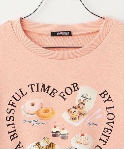 by LOVEiT / バイ ラビット スウェット | スイーツ転写プルオーバー | 詳細2