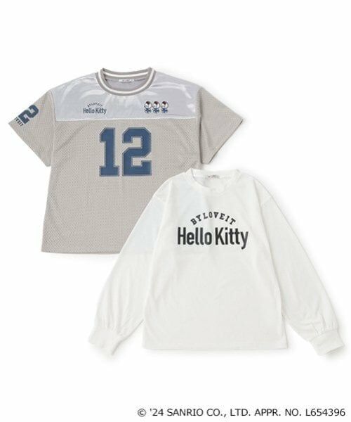by LOVEiT / バイ ラビット Tシャツ | 【ハローキティ】サポーターナンバーシャツ | 詳細4