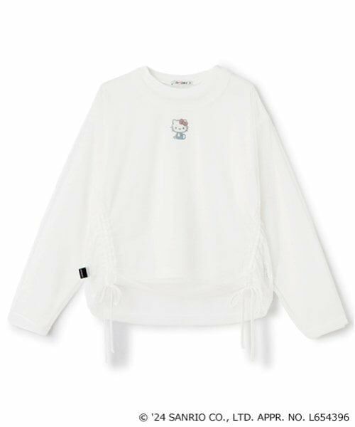 by LOVEiT / バイ ラビット Tシャツ | 【ハローキティ】チュールレイヤードシャツ | 詳細1