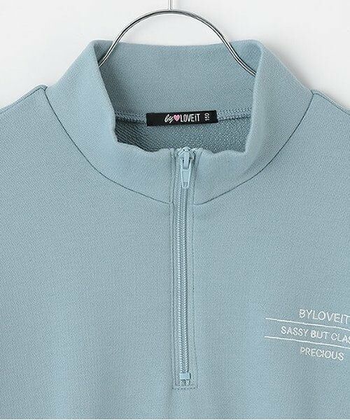 by LOVEiT / バイ ラビット パーカー | ハーフジップパーカー | 詳細2