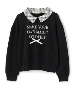 by LOVEiT / バイ ラビット スウェット | 衿付きトレーナー