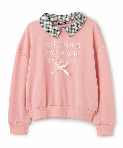 by LOVEiT / バイ ラビット スウェット | 衿付きトレーナー（ピンク）