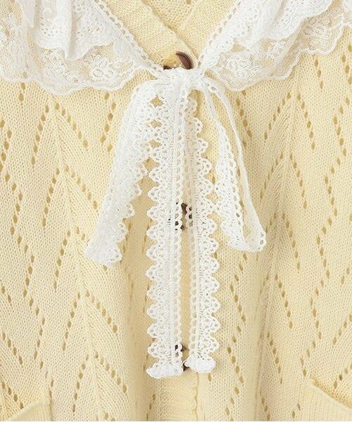 by LOVEiT / バイ ラビット カーディガン・ボレロ | 衿付きニットカーディガン | 詳細3