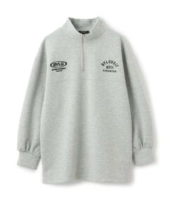 by LOVEiT / バイ ラビット ミニ丈・ひざ丈ワンピース | ハーフジップチュニックワンピース