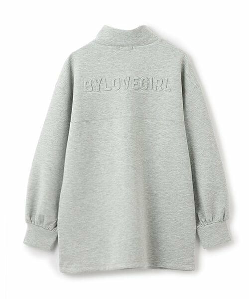 by LOVEiT / バイ ラビット ミニ丈・ひざ丈ワンピース | ハーフジップチュニックワンピース | 詳細1