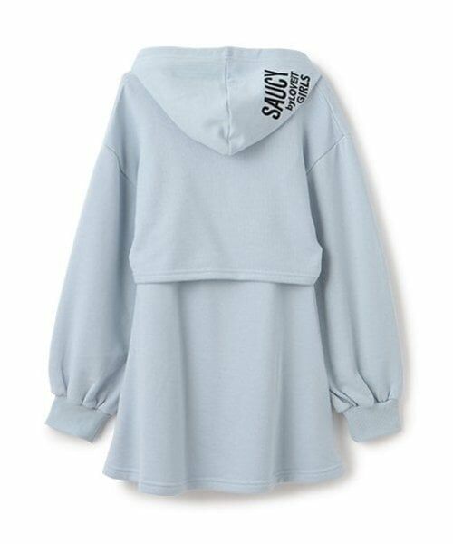 by LOVEiT / バイ ラビット ミニ丈・ひざ丈ワンピース | パーカーつきワンピース | 詳細1