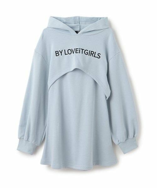 by LOVEiT / バイ ラビット ミニ丈・ひざ丈ワンピース | パーカーつきワンピース | 詳細13