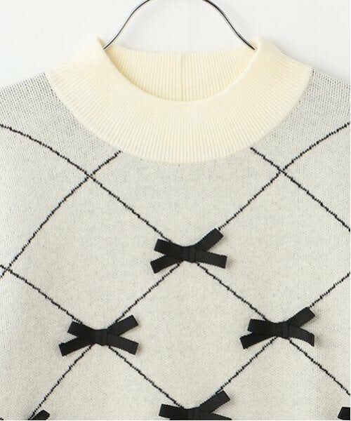 by LOVEiT / バイ ラビット ニット・セーター | アーガイルリボンつきニットセット | 詳細3