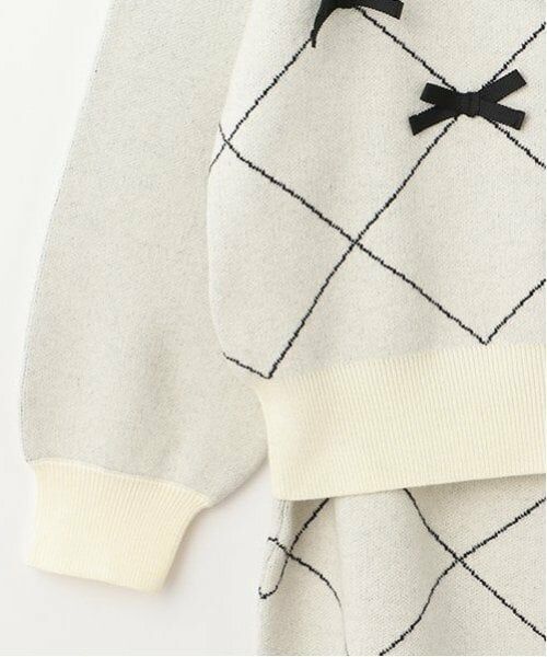 by LOVEiT / バイ ラビット ニット・セーター | アーガイルリボンつきニットセット | 詳細5