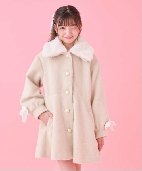 by LOVEiT / バイ ラビット その他アウター | 切替え2WAYコート（ECRU(キナリ)）