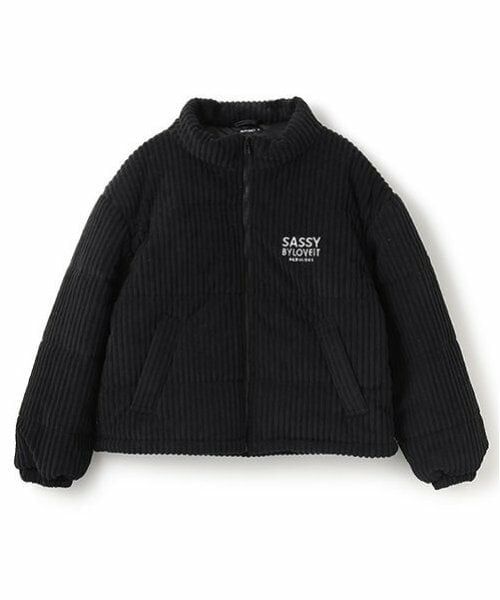 by LOVEiT / バイ ラビット ブルゾン | コールフェイクダウン（黒）