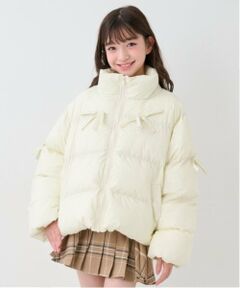 by LOVEiT / バイ ラビット ブルゾン | リボンポイントエコダウン