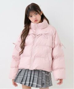 by LOVEiT / バイ ラビット ブルゾン | リボンポイントエコダウン