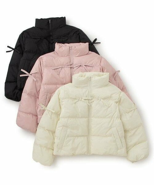 by LOVEiT / バイ ラビット ブルゾン | リボンポイントエコダウン | 詳細10