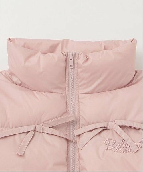 by LOVEiT / バイ ラビット ブルゾン | リボンポイントエコダウン | 詳細3