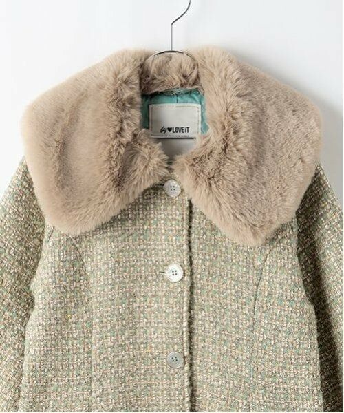 by LOVEiT / バイ ラビット その他アウター | ツイードプリンセスコート | 詳細2
