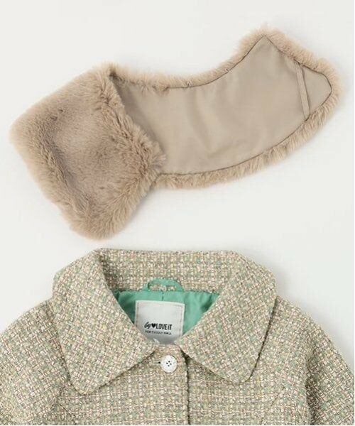 by LOVEiT / バイ ラビット その他アウター | ツイードプリンセスコート | 詳細3