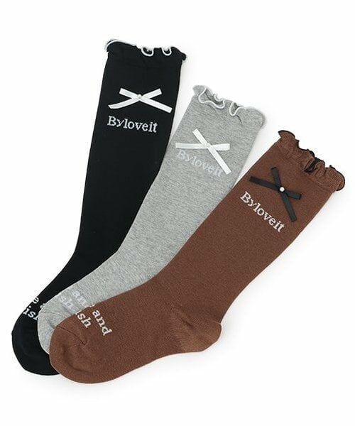 by LOVEiT / バイ ラビット ソックス | リボンパールハイソックス | 詳細4