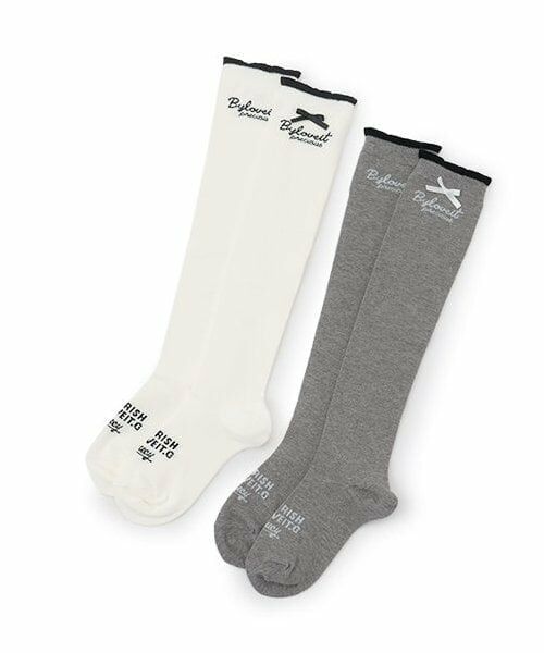 by LOVEiT / バイ ラビット ソックス | フリルニーハイソックス | 詳細5