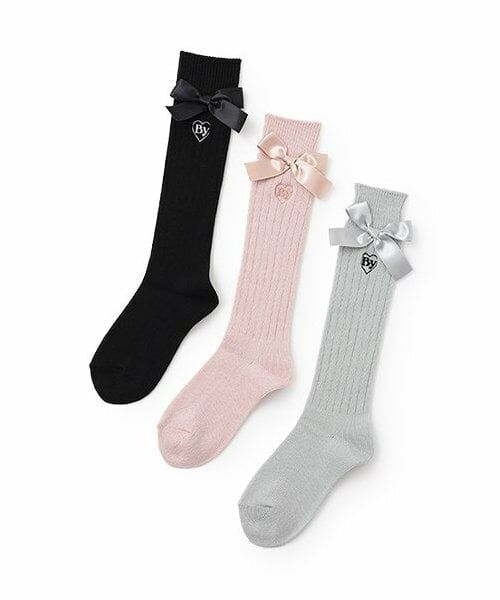 by LOVEiT / バイ ラビット ソックス | リボンハイソックス | 詳細4