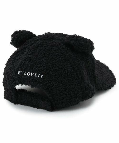 by LOVEiT / バイ ラビット キャップ | クマ耳ボアキャップ | 詳細1