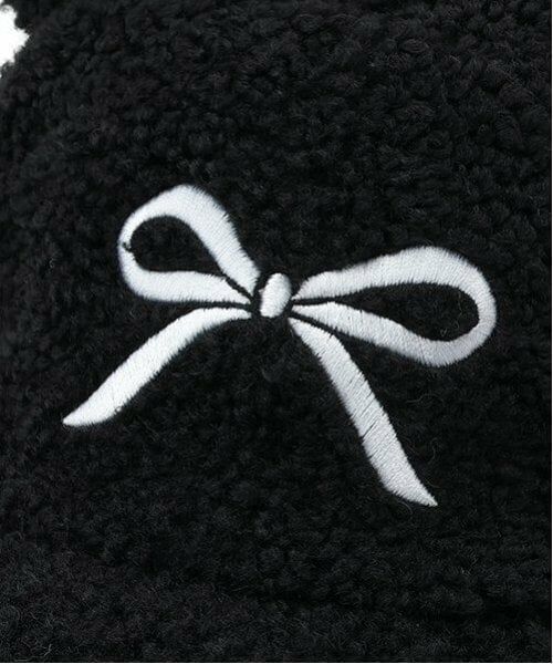 by LOVEiT / バイ ラビット キャップ | クマ耳ボアキャップ | 詳細3