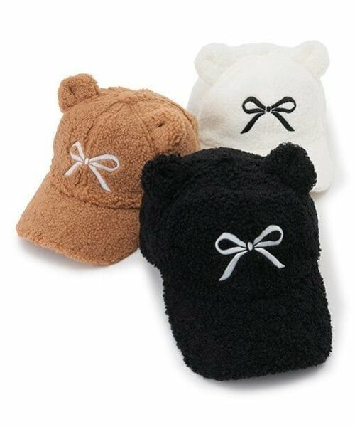 by LOVEiT / バイ ラビット キャップ | クマ耳ボアキャップ | 詳細7
