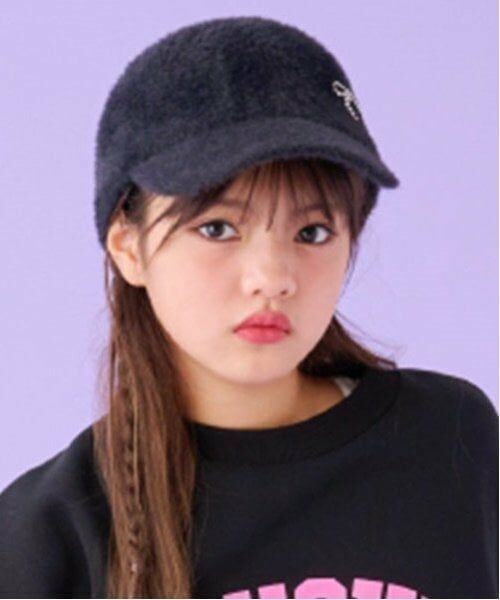 by LOVEiT / バイ ラビット キャップ | ファーキャップ（黒）