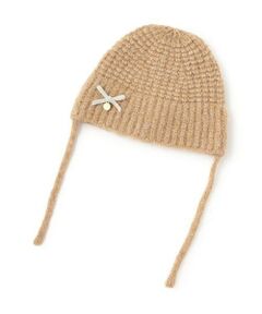 by LOVEiT / バイ ラビット ニットキャップ | リボンニットビーニー