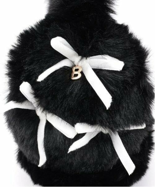 by LOVEiT / バイ ラビット ネックウォーマー・イヤーマフ | リボンつきファーイヤマフ | 詳細2