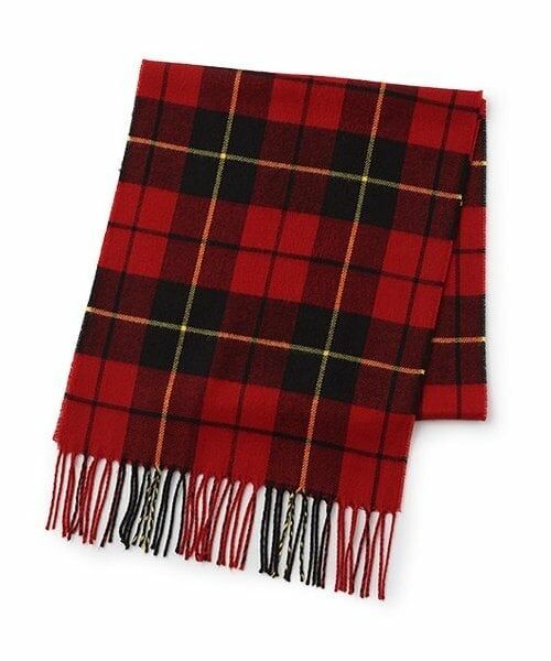 by LOVEiT / バイ ラビット マフラー・ショール・スヌード・ストール | スクールチェックマフラー（赤）