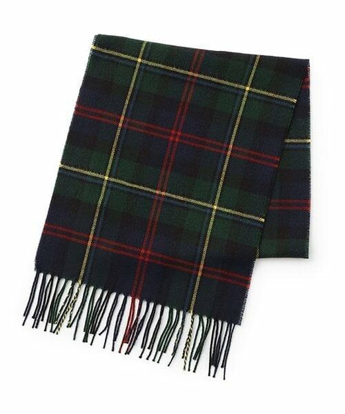 by LOVEiT / バイ ラビット マフラー・ショール・スヌード・ストール | スクールチェックマフラー（グリーン）