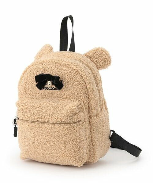 by LOVEiT / バイ ラビット リュック・バックパック | クマ耳ボアリュック（ベージュ）