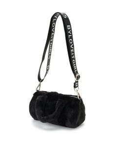 by LOVEiT / バイ ラビット ショルダーバッグ | ロゴショルダー2WAYボアボストン