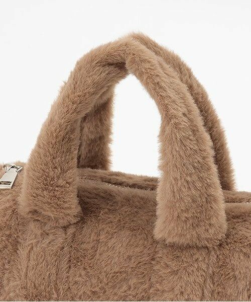 by LOVEiT / バイ ラビット ショルダーバッグ | ロゴショルダー2WAYボアボストン | 詳細3