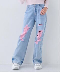 by LOVEiT / バイ ラビット その他パンツ | 【ニコ☆プチ掲載】下糸カラーデニム