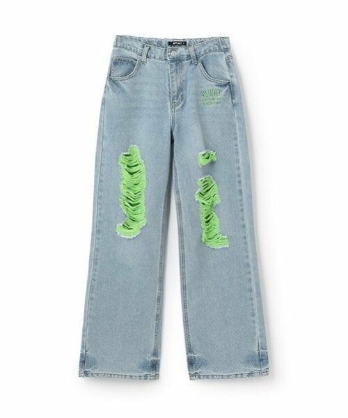 by LOVEiT / バイ ラビット その他パンツ | 【ニコ☆プチ掲載】下糸カラーデニム | 詳細1