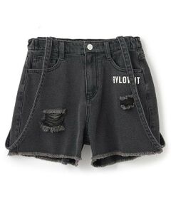 by LOVEiT / バイ ラビット ショート・ハーフ・半端丈パンツ | ダメージショートパンツ