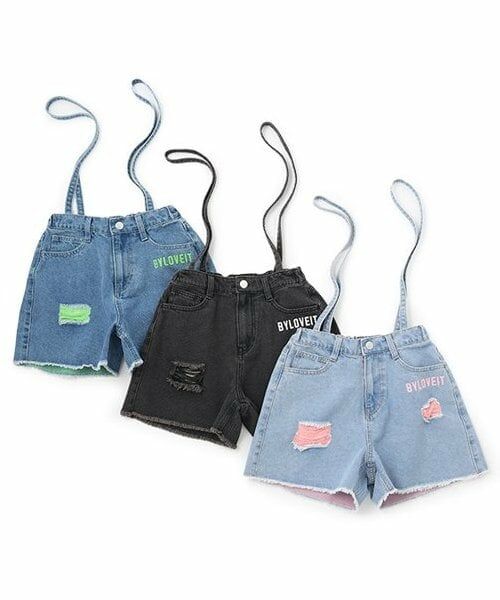 by LOVEiT / バイ ラビット ショート・ハーフ・半端丈パンツ | ダメージショートパンツ | 詳細8