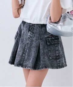 by LOVEiT / バイ ラビット ミニ・ひざ丈スカート | 【ニコ☆プチ掲載】ベルトつきカーゴスカート