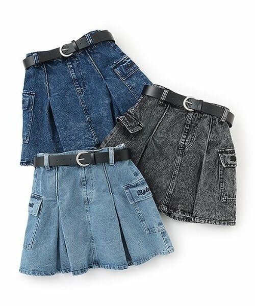 by LOVEiT / バイ ラビット ミニ・ひざ丈スカート | 【ニコ☆プチ掲載】ベルトつきカーゴスカート | 詳細9