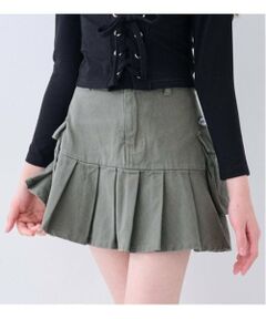 by LOVEiT / バイ ラビット ミニ・ひざ丈スカート | サイドポケティアードスカート
