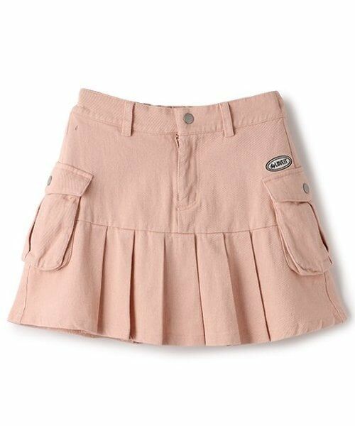 by LOVEiT / バイ ラビット ミニ・ひざ丈スカート | サイドポケティアードスカート(ピンク)