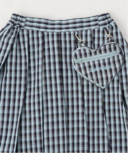 by LOVEiT / バイ ラビット ミニ・ひざ丈スカート | 【ニコ☆プチ掲載】ハートポシェット付きスカート | 詳細3