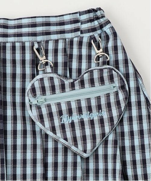 by LOVEiT / バイ ラビット ミニ・ひざ丈スカート | 【ニコ☆プチ掲載】ハートポシェット付きスカート | 詳細4