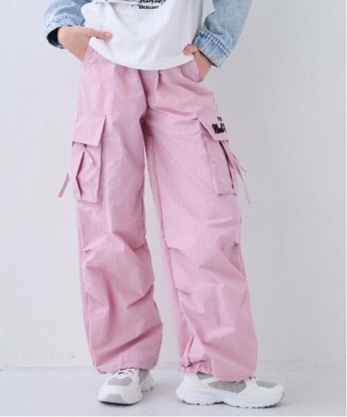 by LOVEiT / バイ ラビット その他パンツ | カーゴパラシュートパンツ（ピンク）