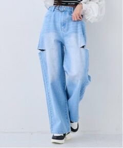 by LOVEiT / バイ ラビット その他パンツ | ダメージルーズデニム