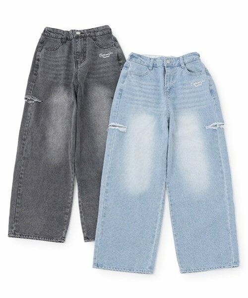 by LOVEiT / バイ ラビット その他パンツ | ダメージルーズデニム | 詳細10