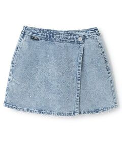 by LOVEiT / バイ ラビット ミニ・ひざ丈スカート | ビジューラップスカート